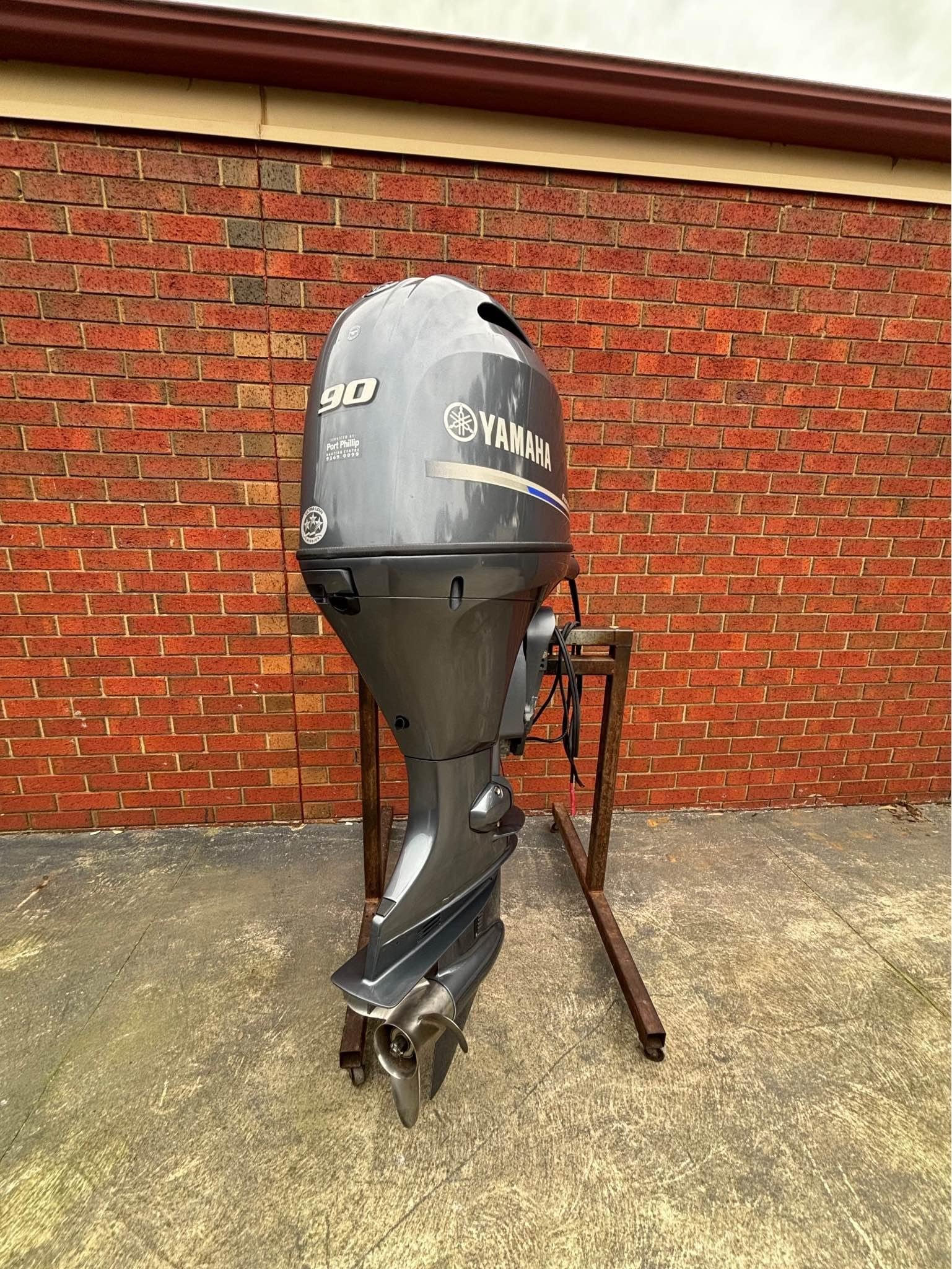 IMG_2465 Used Yamaha 90hp outboard motor for sale