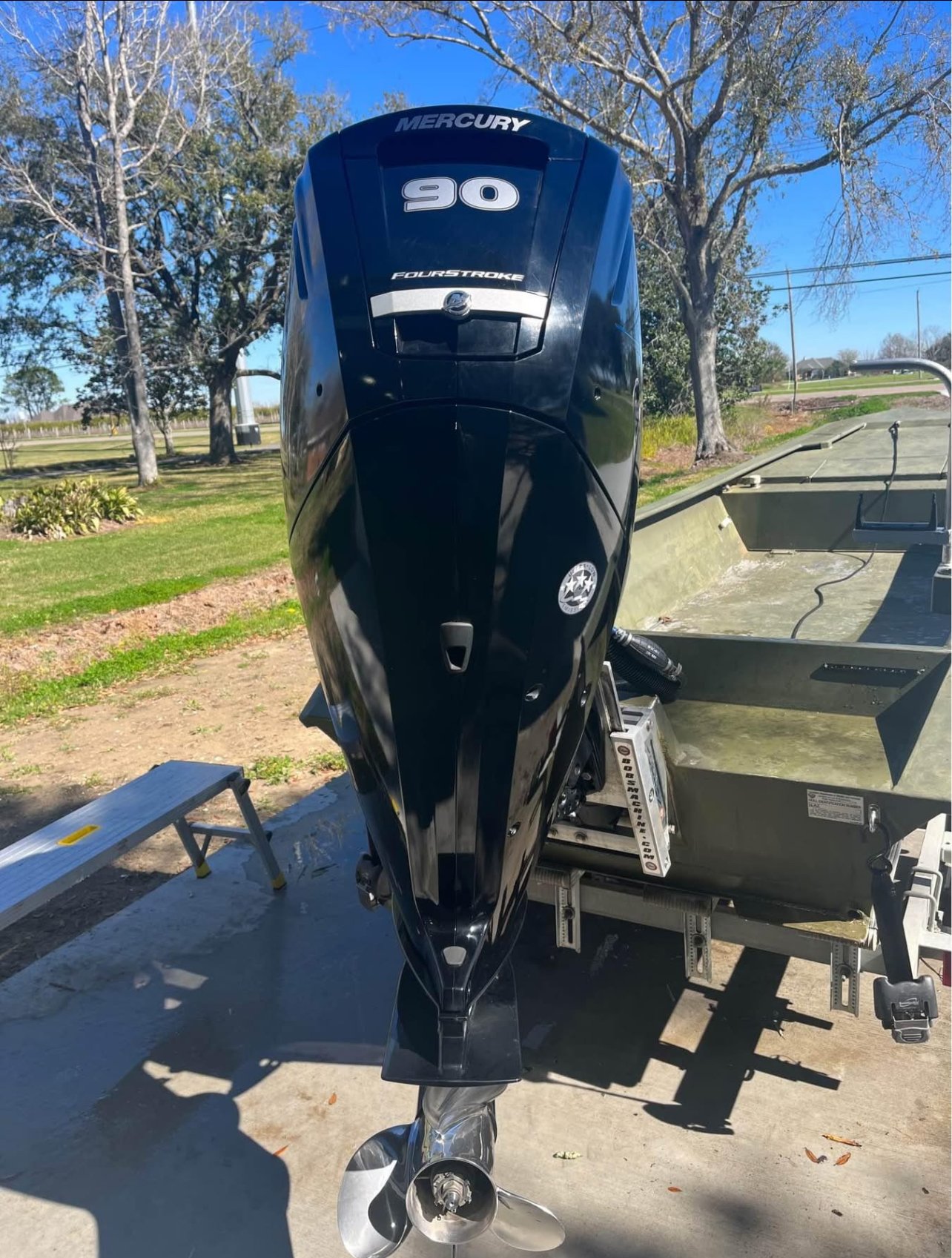 Used Mercury 90hp outboard motor for sale
