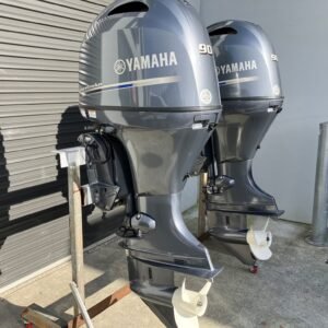 Used Twin Yamaha 90hp outboard motor For Sale