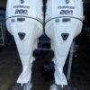 Used Evinrude 200hp Twin Outboard Motor for sale