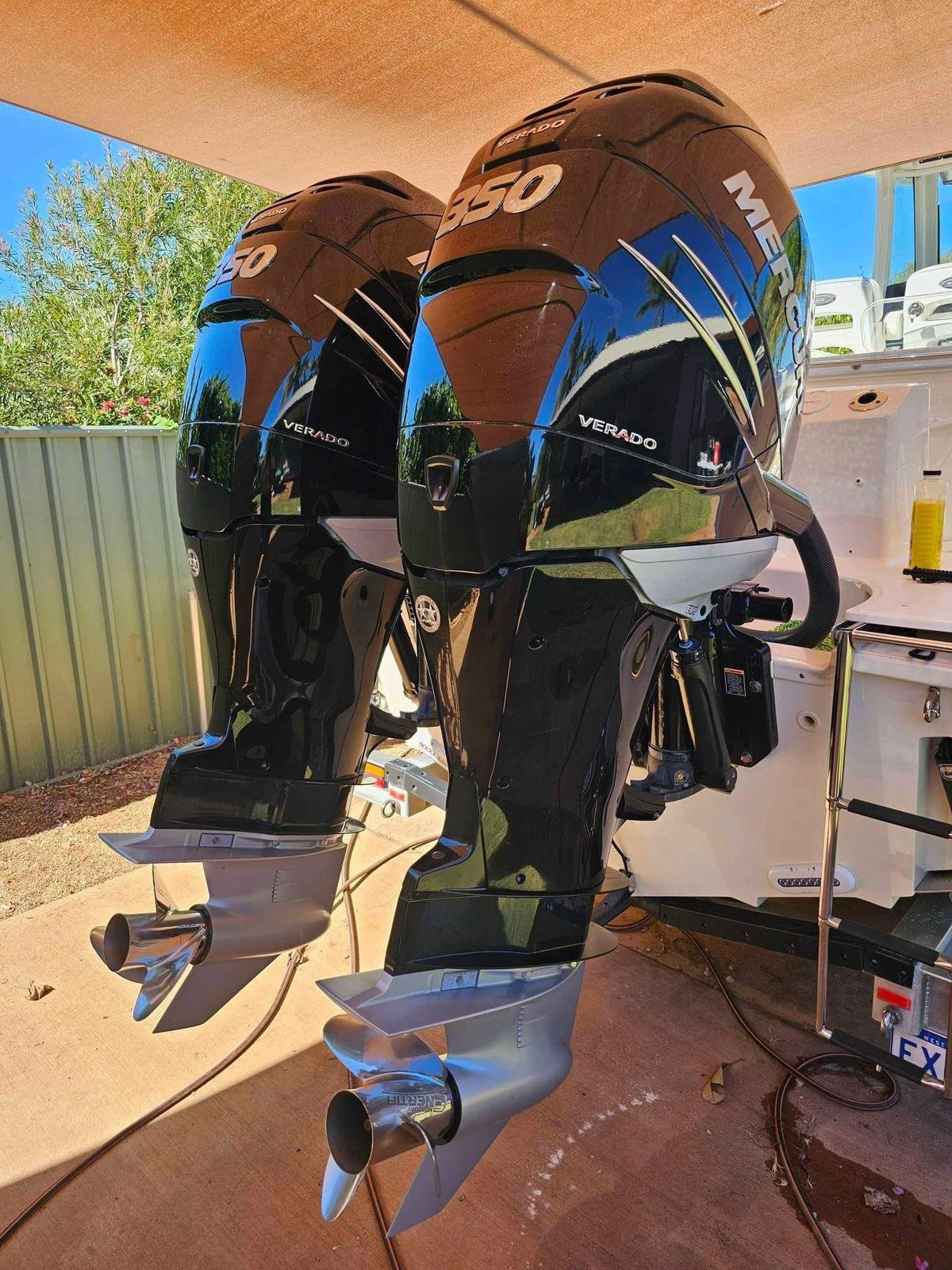 Used Mercury 350hp Verado outboard motor for sale
