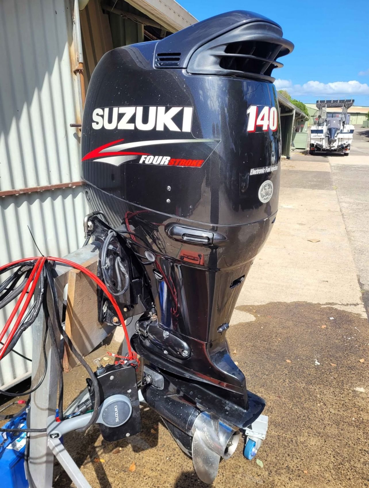 Used Suzuki 140hp Four Stroke Outboard Motor for sale