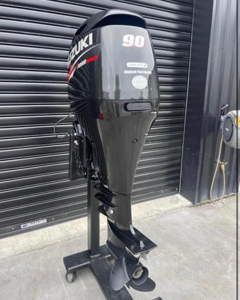 Used Suzuki 90hp Four Stroke Outboard Motor for sale
