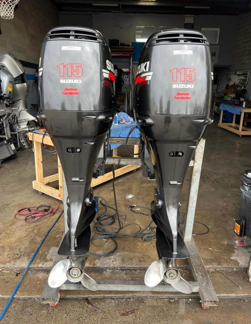 Used Suzuki 115hp Twin Outboard Motor for sale